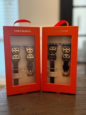 Pair of Tory Burch Apple Watch Bands